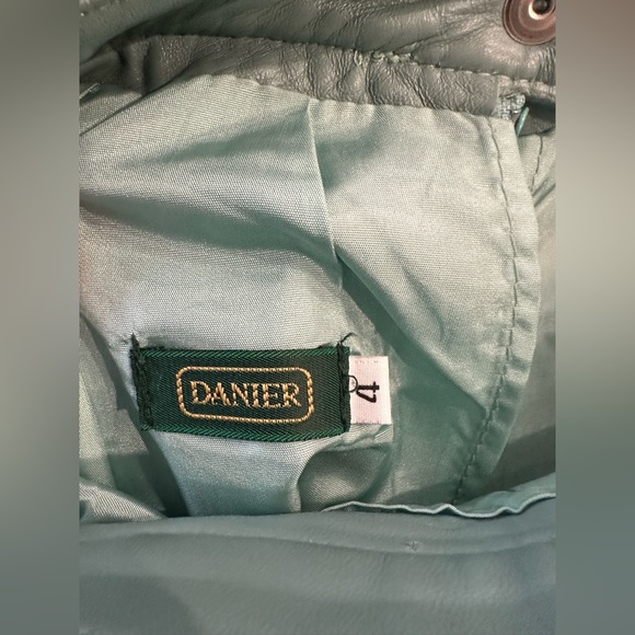 Vintage Danier Midi Length Leather Skirt - Picture 5 of 6